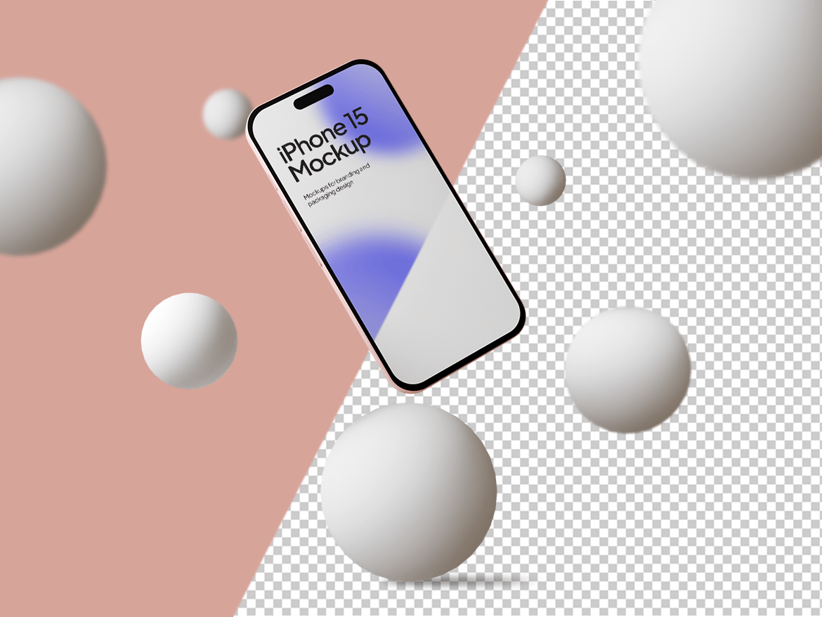 图片[3]-Stylish iPhone 15 Mockup（667454）-技能树